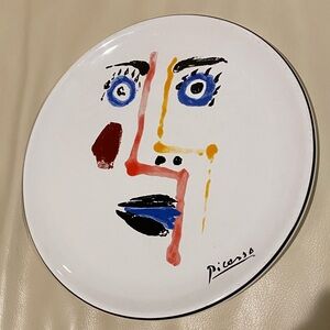 Masterpiece PICASSO FACE 1963 PP-5 Pablo Picasso Face Art Dinner Plate Portugal